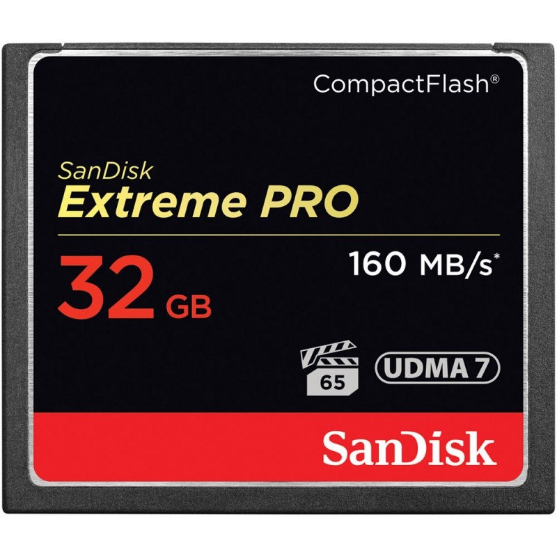 SanDisk 32GB Extreme PRO CompactFlash 160Mb/s  Memory Card